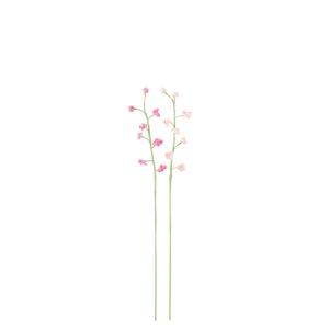 FLOWER CROCHET POLYESTER PINK ASSORTMENT OF 2