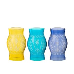 HURRICANE TARIFA GLASS MIX ASSORTMENT OF 3