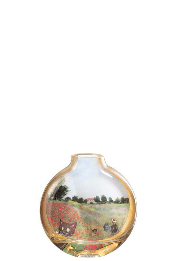 LES CHARTISTES VASE INSPIRÉ PAR LES COQUELICOTS PETIT