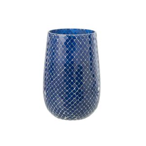 SCENTED CANDLE MIA MOSAIC BLUE LARGE-230H