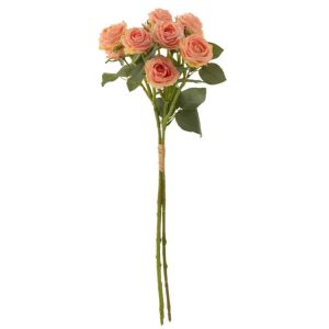 BOUQUET ROSE 12 HEADS ARTIFICIAL LIGHT PINK