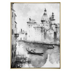 Maleri m/ramme 90x120cm