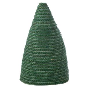 LAMP SHADE HANGING CORN HUSK GREEN
