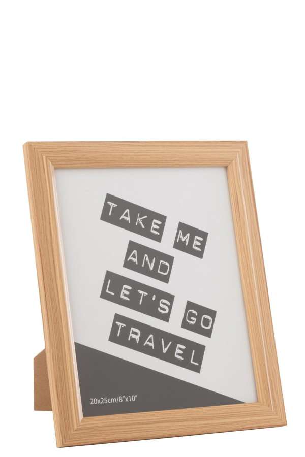 PHOTO FRAME BOB MDF NATURAL LARGE