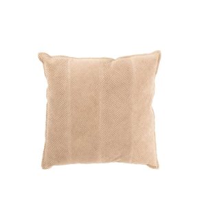 CUSHION STRIPES COTTON/POLYESTER BEIGE