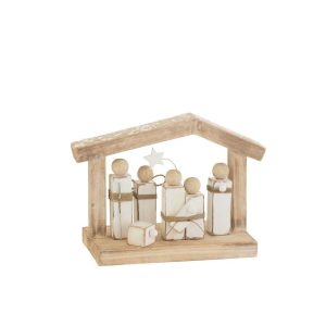 CRECHE MINIMALIST WOOD NATURAL/WHITE