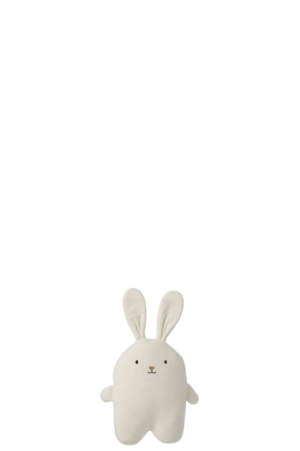 RABBIT POLYESTER WHITE SMALL
