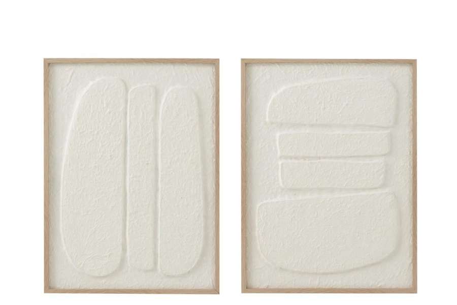 PAINTING CELLS PAPER WHITE ASSORTMENT OF 2