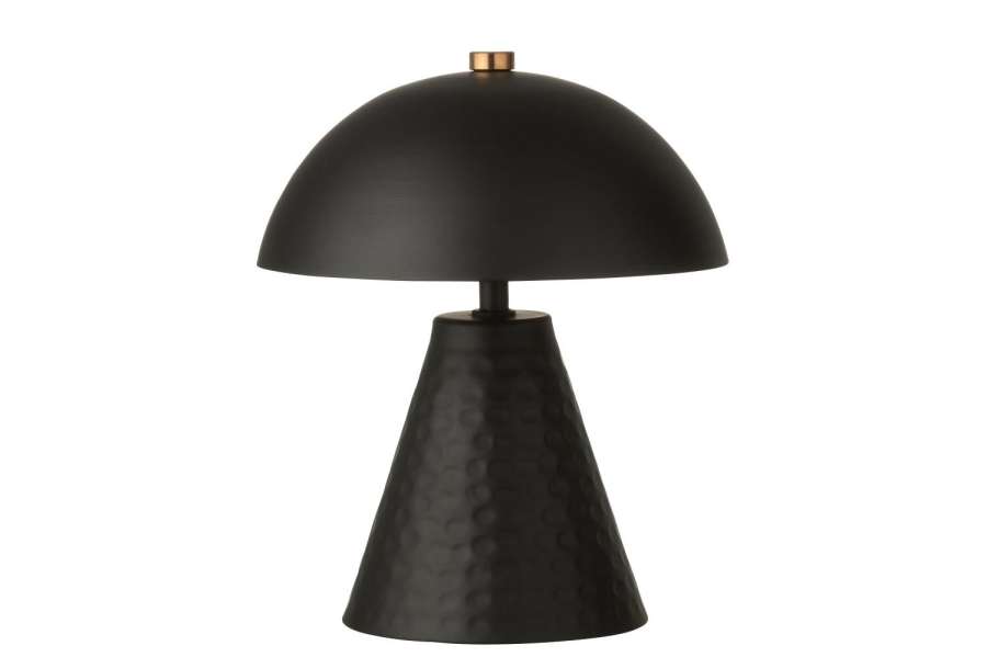 TABLE LAMP MUSHROOM IRON BLACK