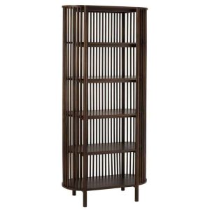 RACK CONIE 5 SHELVES MANGO WOOD DARK BROWN