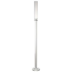 CANDLE HOLDER MOIRA GLASS TRANSPARENT LARGE