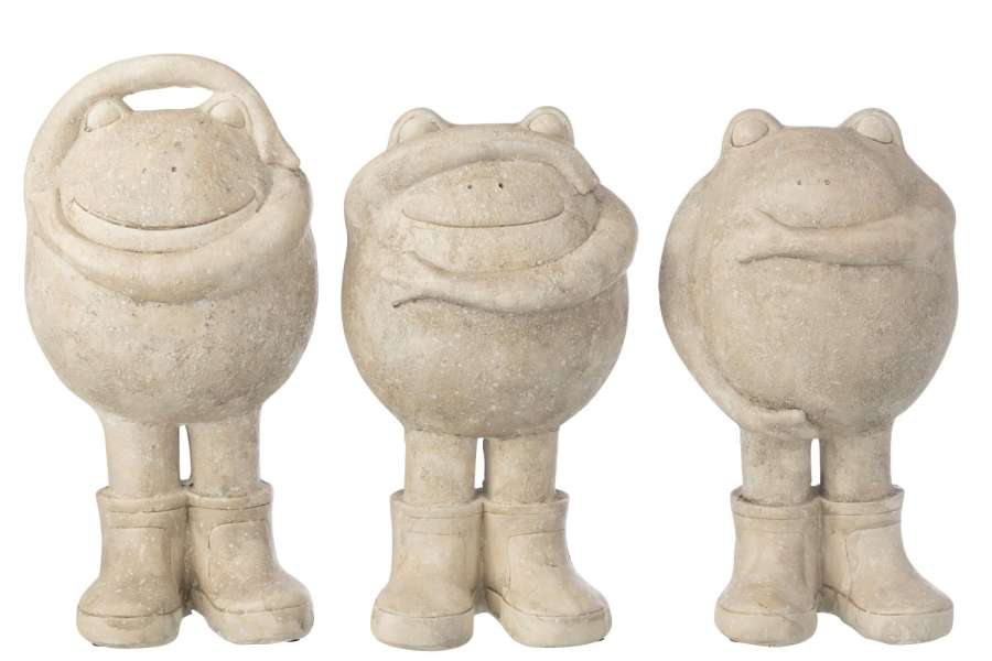 FROG SEE/HEAR/SPEAK MGO BEIGE LARGE ASSORTMENT OF 3