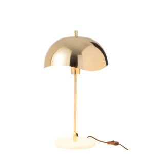 TABLE LAMP METAL/MARBLE GOLD
