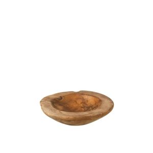 DECORATIVE DISH IGOR TEAK WOOD NATURAL SMALL