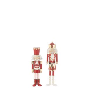NUTCRACKER IRON RED/GOLD SMALL ASSORTMENT OF 2