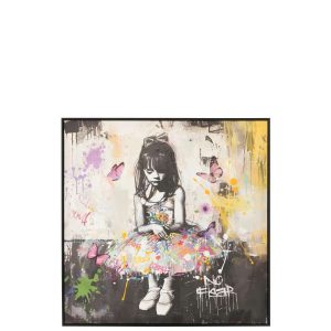 PAINTING BALLERINA ACRYLIC MULTICOLORED