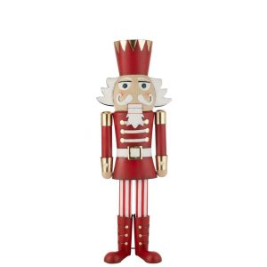 NUTCRACKER IRON RED/GOLD LARGE