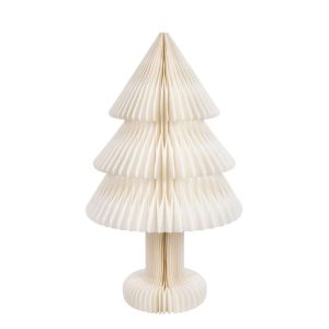 CHRISTMAS TREE FOLDABLE PAPER OFF-WHITE LARGE