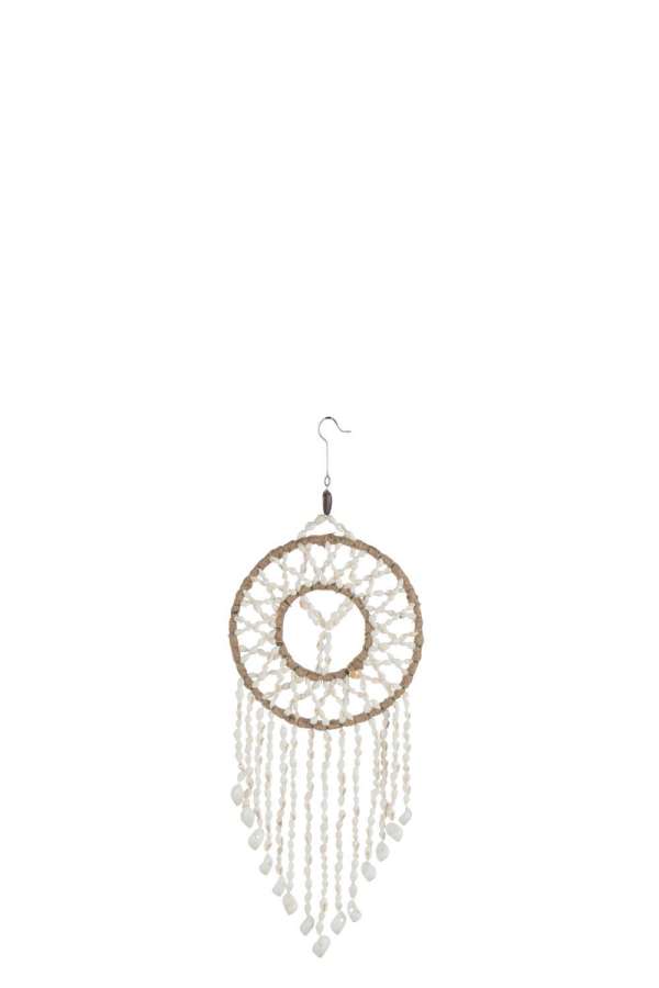 DREAMCATCHER MANDALA SHELL WHITE SMALL