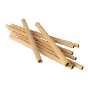 BOX 8XSTRAWS BAMBOO NATURAL