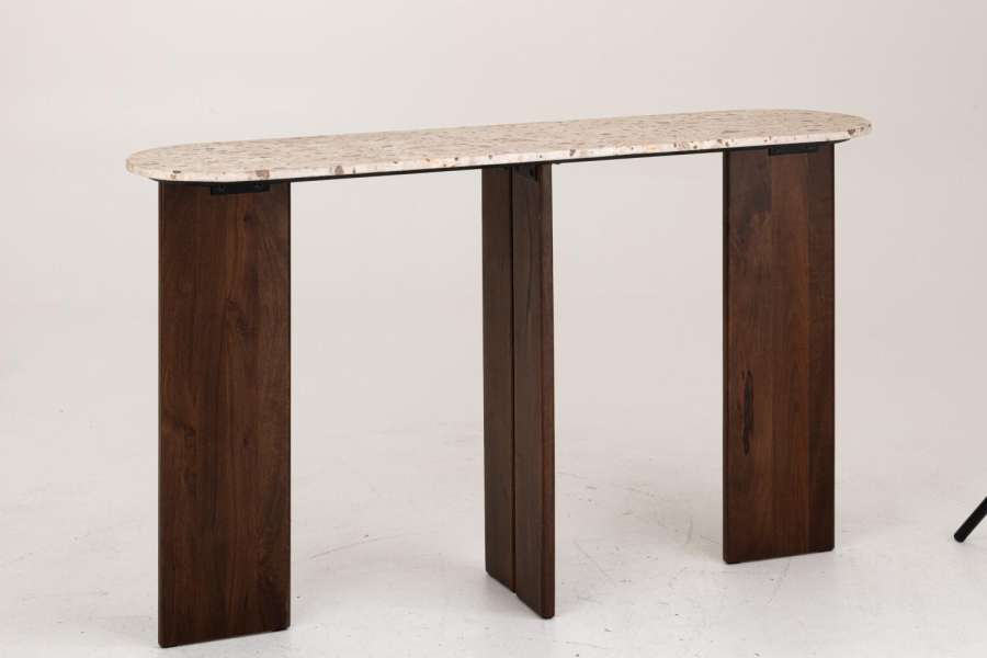 CONSOLE MATHILDE MARBLE NATURAL/BEIGE