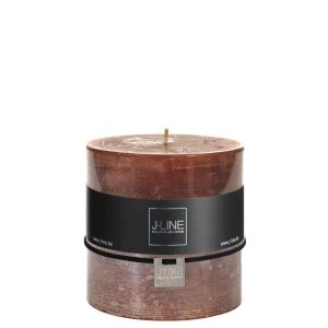 CYL. CANDLE BROWN -64H J LINE