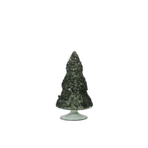 CHRISTMAS TREE SEQUINS SUGAR MATTE DARK GREEN MEDIUM