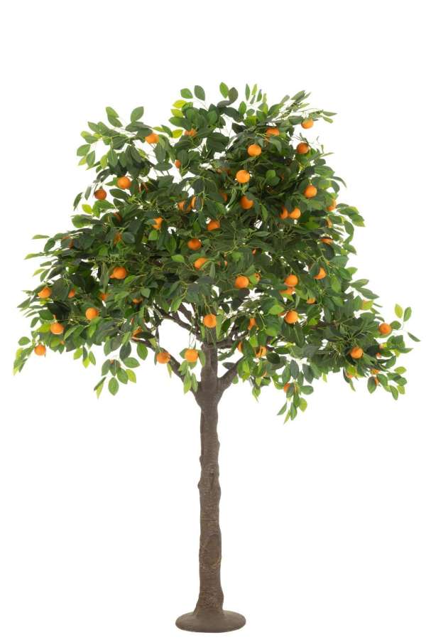ORANGE TREE POT ARTIFICIAL GREEN