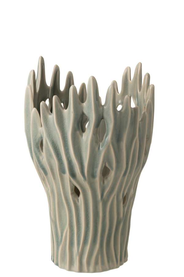 VASE AMY PORCELAIN LIGHT BLUE LARGE