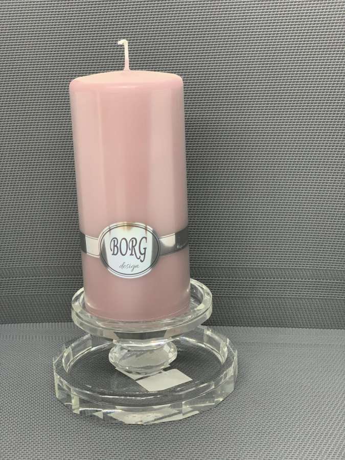 Kubbelysestake til kubbelys i Krystall -12cm bred og 6 cm høy