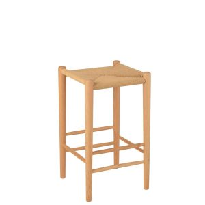 BAR CHAIR ORIENT BEECH WOOD/ROPE NATURAL