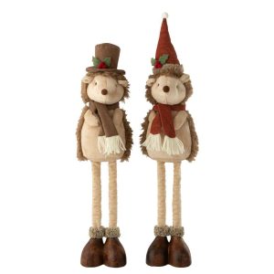 HEDGEHOG TELESCOPIC POLYESTER MULTICOLORED SMALL ASSORTMENT OF 2