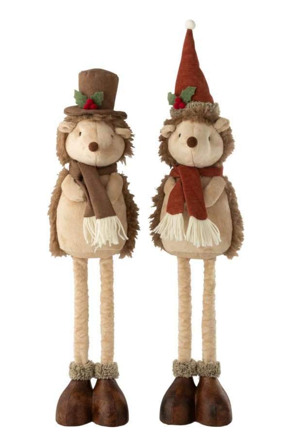HEDGEHOG TELESCOPIC POLYESTER MULTICOLORED SMALL ASSORTMENT OF 2