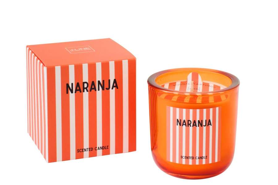 SCENTED CANDLE NARANJA WAX ORANGE LARGE