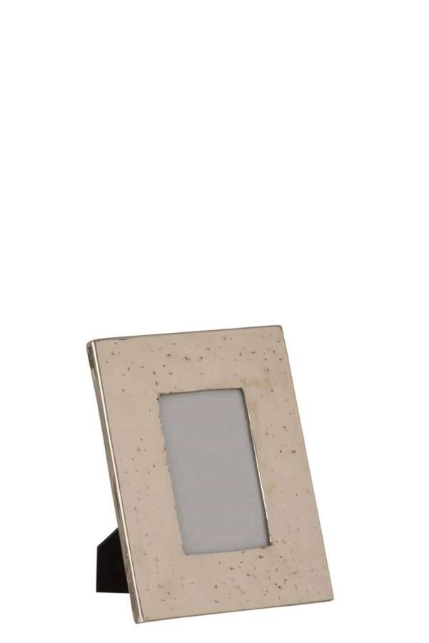 PHOTOFRAME RECTANGLE IRREGULAR ALUMINIUM/GLASS SILVER