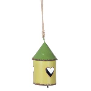 BELL JAR PALM TREE GLASS/METAL WHITE/NATURAL LARGE