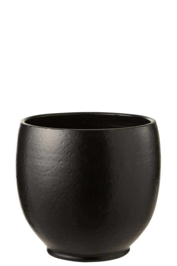 FLOWERPOT YING CERAMIC BLACK LARGE