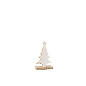 CHRISTMAS TREE MANGO WOOD WHITE/WHITE WASH SMALL