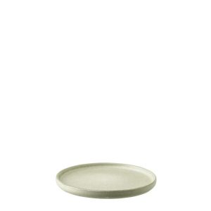 PLATE LUNA STONEWARE LIGHT GREEN SMALL