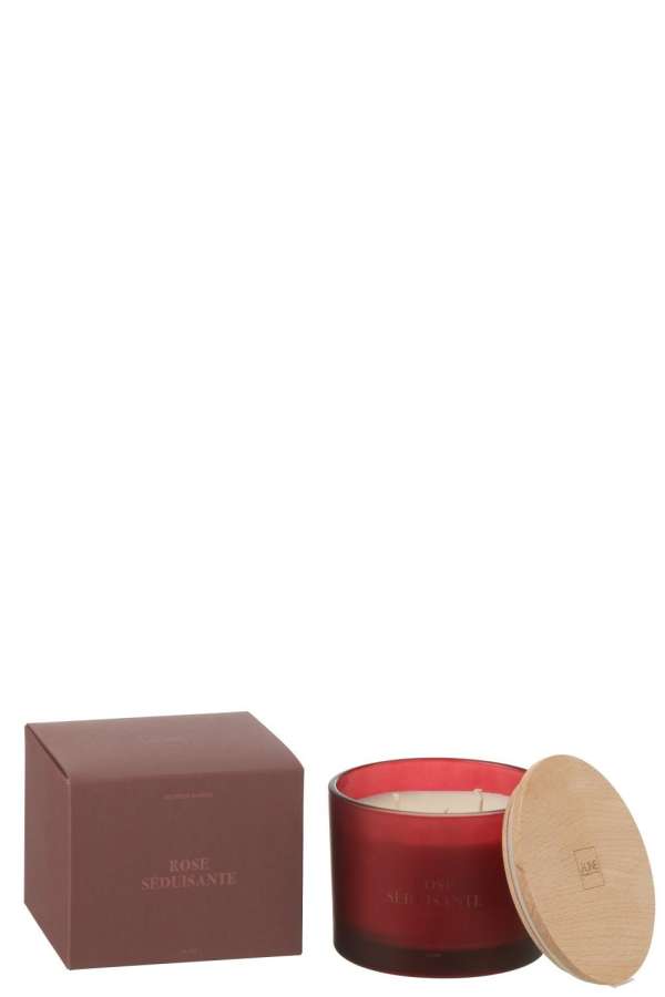 SCENTED CANDLE ACCORDS ESSENTIELS ROSE SEDUISANTE-28H