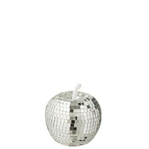 APPLE MIRROR FOAM SILVER COLORED SMALL