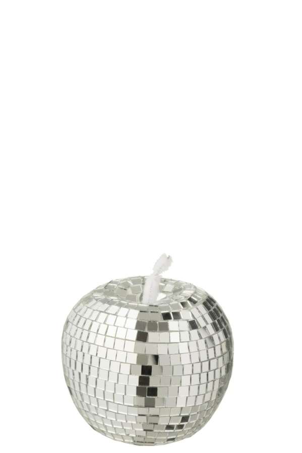 APPLE MIRROR FOAM SILVER COLORED SMALL
