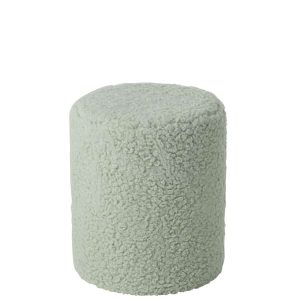 STOOL FUR MDF LIGHT BLUE