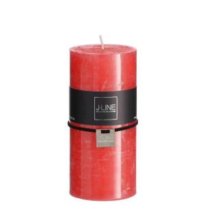 CYLINDER CANDLE RED L -52H
