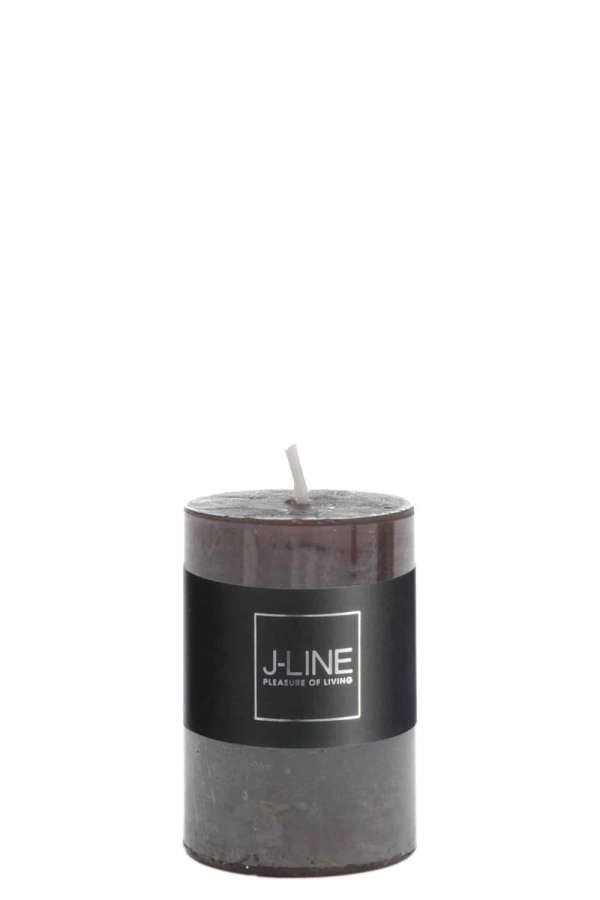 CYL. CANDLE BROWN/BLACK S18H