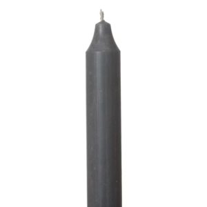 Kronelys Rustikk 2,2X30Cm 29 Grå