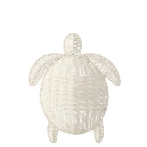 WALL DECORATION TURTLE IRON OFF-WHITE LARGE