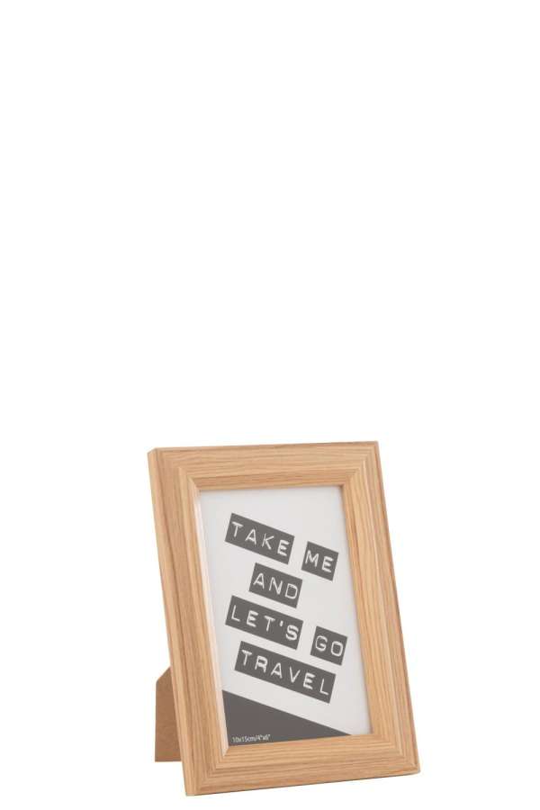 PHOTO FRAME BOB MDF NATURAL SMALL