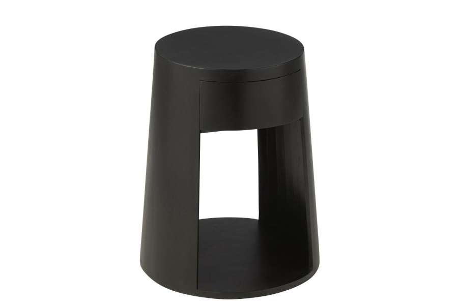 COFFEE TABLE DRAWN MANGO WOOD/MDF BLACK