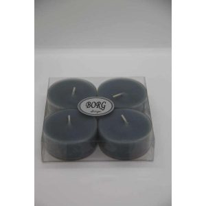 Telys Maxi 10T 4pk-Grå